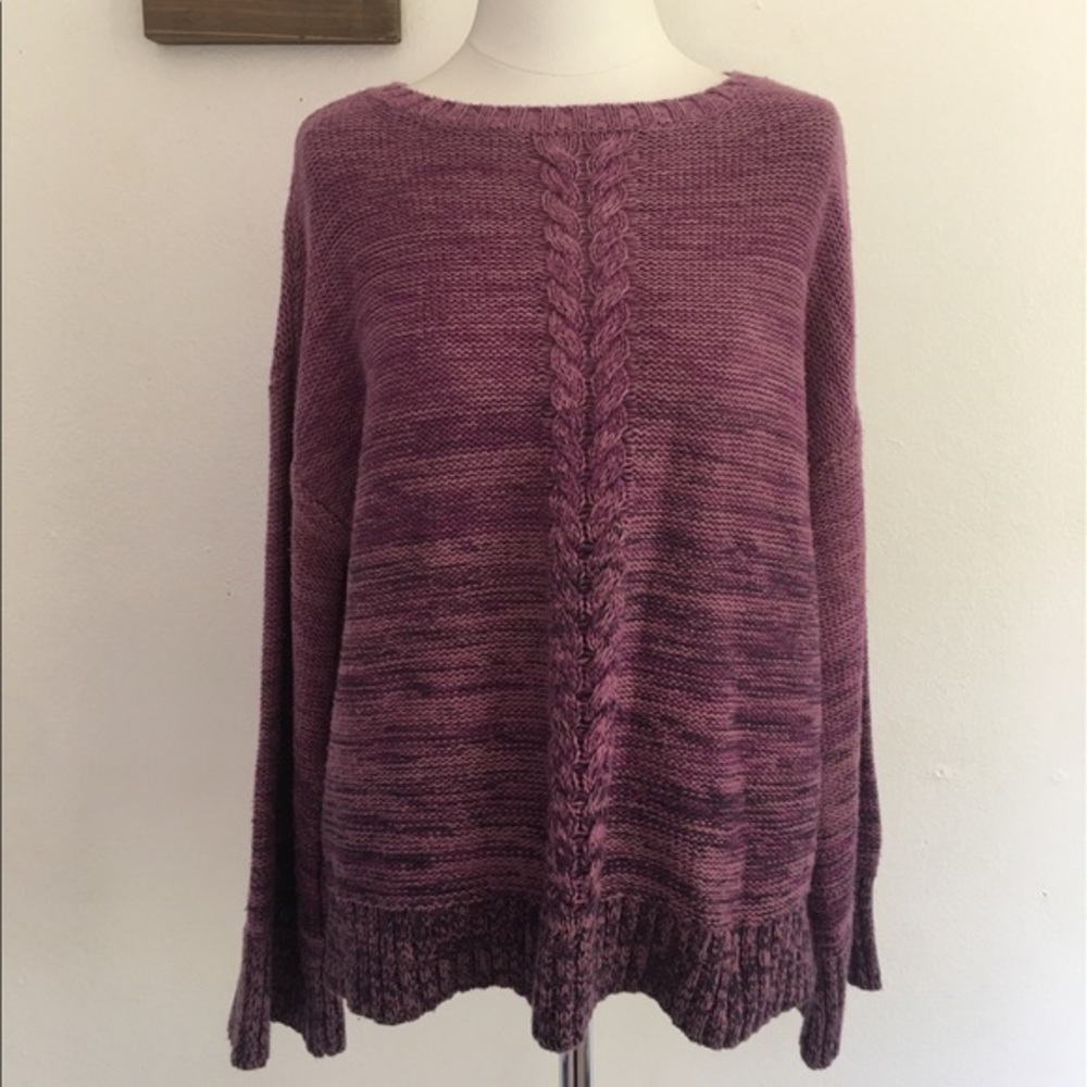 New Chunky BoHo sweater/bell bottom sleeves/NWT